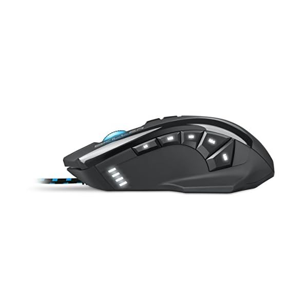 Sharkoon SGM1 - Ratón Gaming Óptico, 10800 DPI, 12 Botones, Negro - Image 5