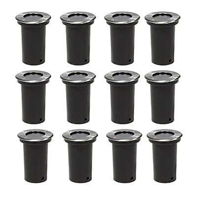 VIDAXL Lot de 12 lampes encastrables, forme ronde