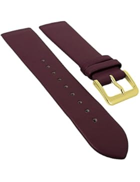 Minott Uhrenarmband | Ersatzband aus Leder zum verschrauben, passend zu Skagen 29698, Stegbreite:14mm, Schließe...