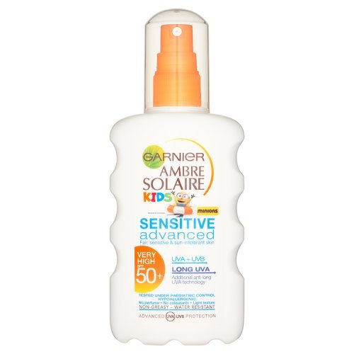 Garnier Ambre Solaire SPF 50 Plus Kids Sensitive Spray, 200ml