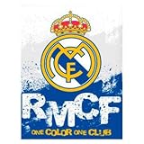 Multicolor Real Madrid Manta coralina Premium 250gr (100-295), 130x160