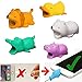 Produktbild Yojoloin Mini Kwaii Animals Phone Cable Cord Saver Protector Support Protection Cable Biters Cable Chewers Cable Bite Prime Lightning Cable Accessory Prevent USB Type (5PCS)