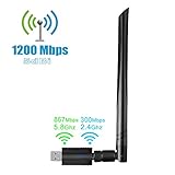 conector wifi para tv sony bravia 【Puerto USB 3.0 de supervelocidad】USB 3.0 admite velocidades de transferencia de hasta 5 Gbps, 10 veces más rápido que USB 2.0, garantiza un rendimiento de rendimiento máximo del adaptador de Wi-Fi y una conexión a Internet más estable. Compatible con dispositivos USB 2.0 y 1.1.