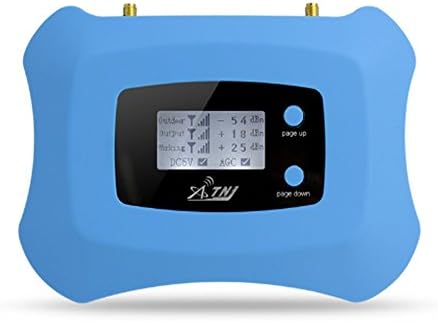 ATNJ DCS1800MHz 2G-4G, Cellphone Signal Booster, Repeater Amplifier with LCD Display White Color