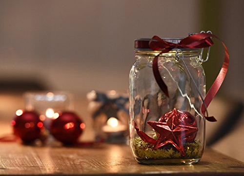 Sun Jar – LED Solar-Leuchte im Einmachglas für Balkon, Terrasse und Garten. Solar-Lampe, Solar-Laterne aus Glas. Das perfekte Geschenk für den Garten. - 4