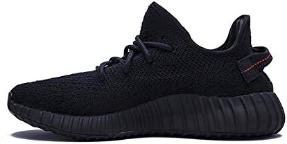 TopKiss Men's Women's Breathable Mesh 350 Sport Sneakers V2 Fashion Shoes Black Red Letter Color Size: Women US6 =EUR 37 1/3