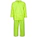 Produktbild Herren Damen Unisex Polyester / PVC Works Regenanzug Signalfarbe Wasserfest Regenbekleidung-anzug - Gelb, 3XL