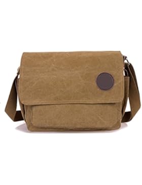 Männer Vintage-Leinwand Messenger Aktentasche Schulter Tote Sling Sport Tasche,C-30cm*10cm*23cm