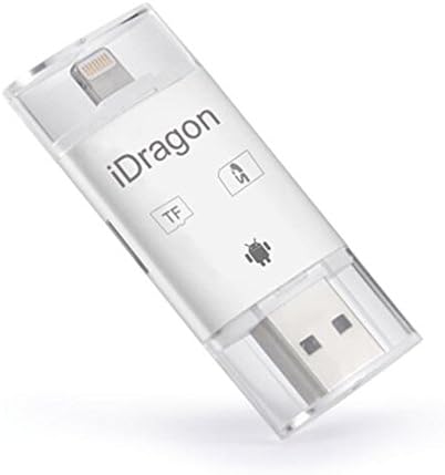SD Card TF Card Reader,USB SDHC OTG Card Reader Card Adapter Support IOS 12 for iphone Xs/Xs Max XR/XR Max/X/8/8 Plus& OTG Android Samsung Tablets, Galaxy S6 S7 S5