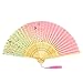 Produktbild Tools Heimwerker,TwoCC Handheld Fans Falten Fans Bambus Fans Frauen Höhlte Bambus Hand Halten Fan