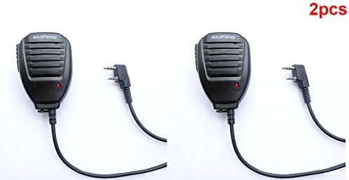 Botetrade Two Packs Original Handheld BAOFENG UV-5R Two Way Radio Speaker-Mic