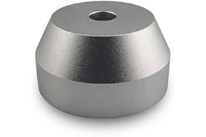 BIKO 7" Single Adapter 45 RPM Puck für Plattenspieler Zubehör für 7 Zoll Schallplatten Singles