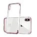 Produktbild MyMiniPlanet Hülle für iPhone XS MAX Handyhülle Schutzhülle iPhone XS Max Silikon Hülle Ultra Dünn Stoßfest Anti-Scratch TPU Bump transparent Kontur Pink