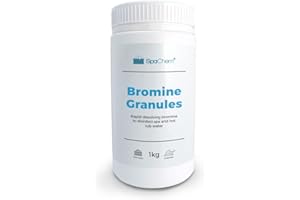 SpaChem Spa Bromine Granules 1kg - Bromine Infused Granules, primary sanitizer for your hot tub, can be used with Bromine Tablets.