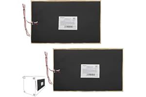 Facon CW-T1218, 12" x 18" RV Tank Heater Pad with Automatic Thermostat Control, Use with Up to 50 Gallons Fresh Water/Grey Water/Black Water Tank, 12Volts DC, QAI Certificated, 2Packs