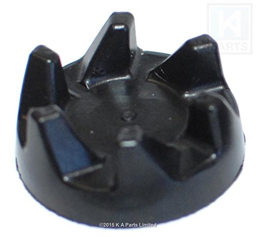2 x KitchenAid Blender schwarzem Gummi Kupplung Getriebe 9704230 + 1 x Spindel Spanner-Tool zum Entfernen - 5