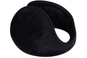 Ogquaton Cache-Oreilles Unisexe Noir Cache-Oreilles Hiver Oreille Muff Wrap Band Warmer Grip Earlap Cadeau de Haute qualité