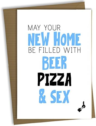 FP0435 Funny New Home Card First House Warming Moving