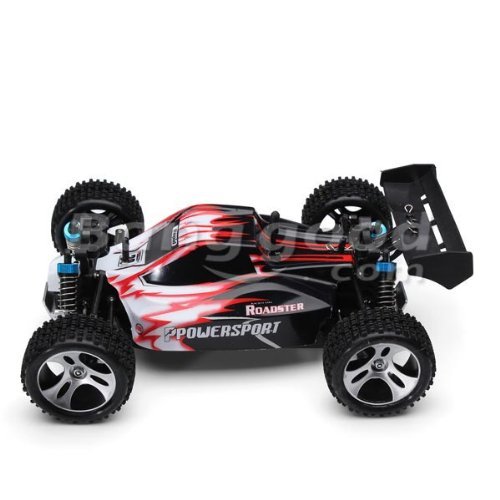Yacool ® Wltoys A959 Rc coche 2.4Gh 1/18 4WD Off-Road Buggy - rojo