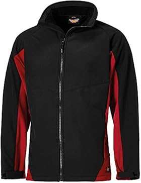 Dickies Softshelljacke Maywood, 1 Stück, 4XL, schwarz / rot, JW84955 BKR4XL