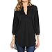 Produktbild Blusen Damen Lässig Chiffon Shirt Hemd Sexy Pullover Langarm V-Ausschnitt T-Shirt Frauen Bluse Oberseiten Streetwear Sweatshirt,ABsoar …