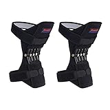 Respirant Antiderapant Genou Booster Pad Puissant De Soutien Interarmées Brace Genouillères Sport Patella Protecteur Powerleg Elder Dropship Power Knee stabilizer Pads 2 PCS