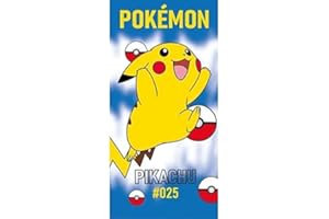 ILS I LOVE SHOPPING Ręcznik plażowy Ręcznik plażowy z mikrofibry i basenu CM. 140 x 70 szybkoschnący, ultra miękki (dla pokemonów)