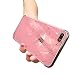 Produktbild Hülle für iPhone 8 Plus,Hülle für iPhone 7 Plus,Homikon Spiegel Silikon Hülle Überzug TPU Silikon Tasche Bling Shinning Glänzend Glitzer Handyhülle Anti-kratzt Rose Diamant Spiegel Mirror Case Kirstall Clear Weiche Flexible Ultra Slim dünne Spiegel Schutzhülle Stoßfeste TPU Schutz Handy Hülle Protective Stoßdämpfend Motiv Rundum-schutz Soft Silikon Case Cover Schutz Rückschale Klar Tasche Etui für Apple iPhone 7 Plus/8 Plus