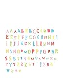 A little lovely Company - Ergänzungsset Buchstabenset Funky Colour - für alle Leuchtkästen - Inhalt: 85 Stück