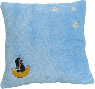 Trullala cuddly cushion, the Little Mole, from the "Mouse TV", various colours to choose from - blue