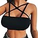 Produktbild friendGG Mode Frauen Sexy Plaid Schulterfrei Tops Bogen Plus GrößE UltradüNne GroßE BüStenhalter Sport Vollschale Elastischer KäFig Strappy Halter Bustier Top Dessous UnterwäSche Spitze G-String Set