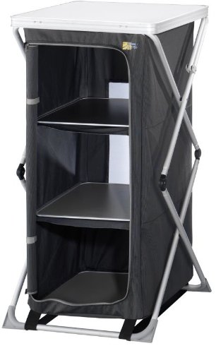 Preisvergleich Produktbild Campart Campingschrank Harmonika, grau