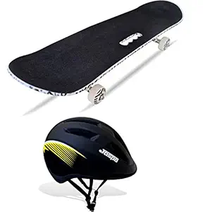 Jaspo Destructor Combo Dual (Including 31x8 inches Skateboard and Helmet) Suitable for 8 Years and Above