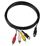 WiCareYo Audio Video AV A / V S Video Display Composite Kabel Kabel fr Saturn Konsole - 