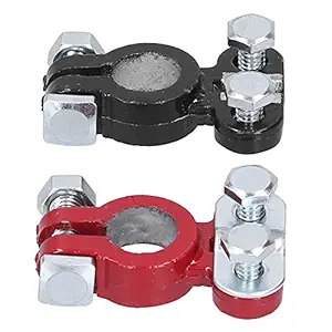 Battery Terminals, Durable Sturdy Red Black 12V Battery Connector for Caravan for Boat for Car