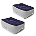 Produktbild STYDDI 2 Stück aufblasbares Foot Rest Kissen für Reisen Office & Home, Bein bis Fußstütze Home Relax reduzieren thrombosen bei Risiko auf Flugreisen