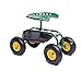 Produktbild qoqo dogs Rollwagen Gartenwagen Gartenhelfer Fahrbarer Gartensitz Scooter Rollsitz Gärtner Pötschke Garten-Scooter grün