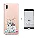 Price comparison product image Huawei Mate 20 Lite Case + 5D Tempered Glass Screen Protector Lanpangzi TPU Silicone Soft Cover Ultra Thin Transparent Anti-scratch Back Case - Couple Unicorns