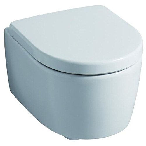 Keramag 574120000 WC-Sitz iCon, mit Deckel Scharniere: Metall, weiß