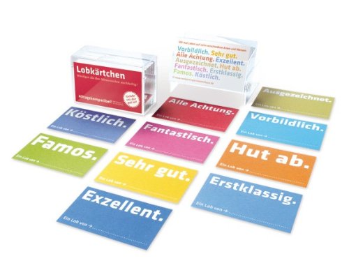 LOBKÄRTCHEN für ERWACHSENE von donkey products - 2