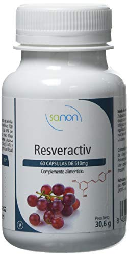 SANON Resveractiv 60 cápsulas de 510 mg
