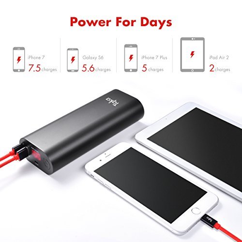 Tqka 20000mAh Cargador Port til 3 1A Doble Salida USB Carga Inteligente Alta Capacidad Bater a Externa con Monitor LED Digital para iPhone iPad Samsung y M s - Negro Tqka 20000mAh Cargador Port til 3 1A Doble Salida USB Carga Inteligente Alta Capacidad Bater a Externa con Monitor LED Digital para iPhone iPad Samsung y M s - Negro