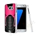Produktbild Exklusive Armour Design Hartschale zum Aufstecken Rückseite Schutzhülle für Samsung Galaxy Modelle von iPhone R Us®, rose, Samsung Galaxy S7
