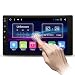 Produktbild Autoradio mit GPS Navigation 7 Zoll HD 1080P Touchscreen Doppel Din Autoradio Bluetooth FM Radio Video unterstützt Rückfahrkamera Mirror Link AM/FM/USB/TF/AUX