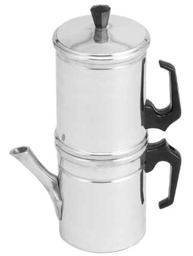 Ilsa Napoletana Kaffeemaschine, Aluminium, Silber, für 6 Tassen Ilsa Napoletana Kaffeemaschine, Aluminium, Silber, für 6 Tassen Bilder