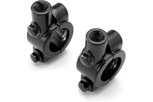 ALCHEMY PARTS Motorrad Trike Spiegel Halterung Klemmen Für 22mm Lenker M8 Im Uhrzeigersinn Gewinde - Paar