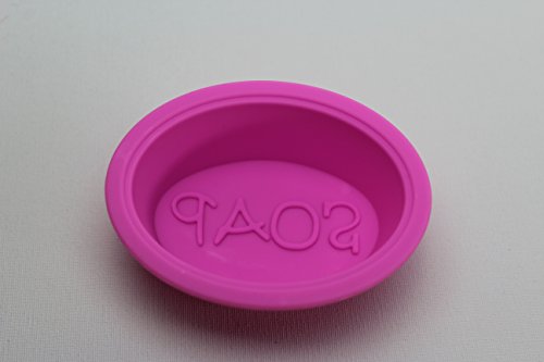 Unitedcovers ovale rosa Seifenform mit der Aufschrift „SOAP“ für größere Seifen mit perfekter Abschrift – Silikonform SOAP – Versand aus Deutschland - 4