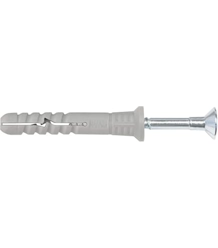 Tasselli A Percussione SMK 6x60 Mm - 200 Pezzi Con Testa Cilindrica, Per Fissaggi Robusti In Muratura E Calcestruzzo - Foto 9