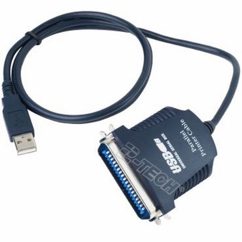 2-TECH USB zu Parallel Centronics DB36 Drucker Kabel