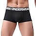 Produktbild Omiky® Weich Boxer Boxershorts Men Herren Unterhose Pant Unterwäsche-Cotton (Schwarz, M)